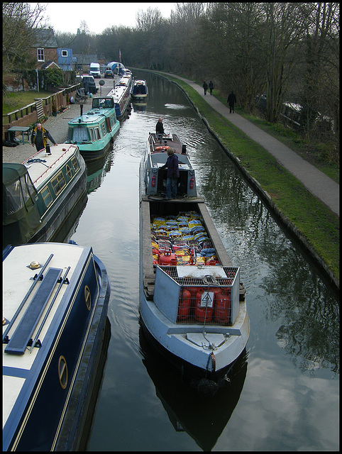 canal boat coal merchant