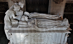 kedleston church derbs; c20 tomb of mary, baroness curzon +1906 and lord curzon, viscount scarsdale +1925 by sir bertram mackennal