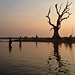 U Bein bridge at sunset