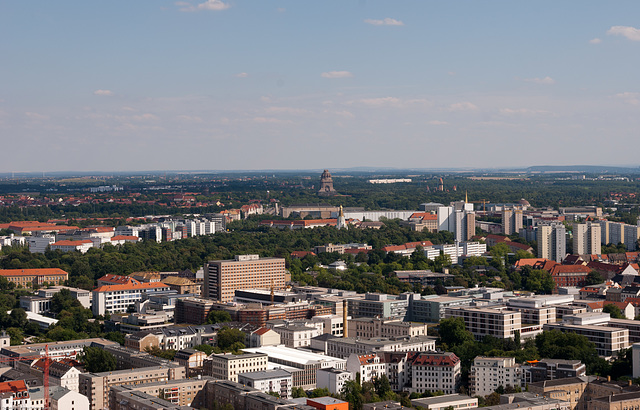 Blick über Leipzig