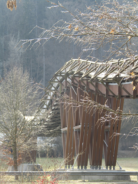 Holzbrücke bei Essing