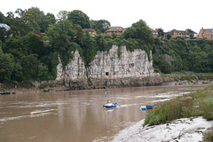 Cliffs On The River Wye