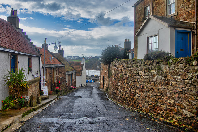 Crail in the Pouring Rain