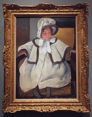 Ellen Mary in a White Coat by Mary Cassatt in the Boston Museum of Fine Arts, January 2018