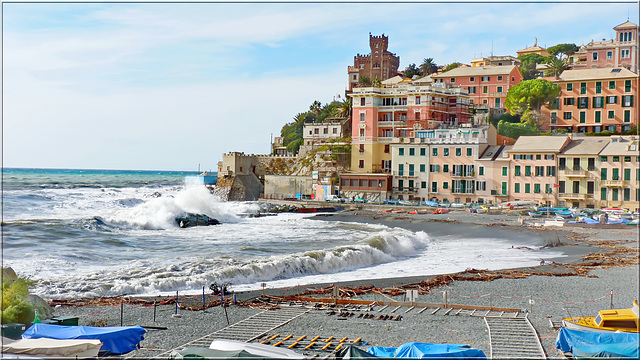 La spiaggia di Sturla