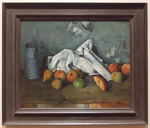 Milk Can and Apples by Cezanne in the Museum of Modern Art, March 2010