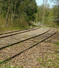 Früher wurden hier Güterzüge Be- und entladen