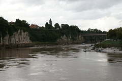 Cliffs On The River Wye