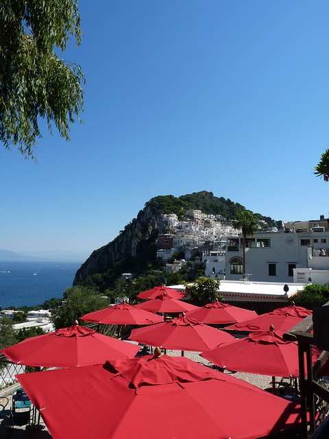 Ombrelloni a Capri