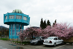 Romania, Planetarium Tower in Baia Mare