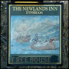 Newlands Inn pub sign