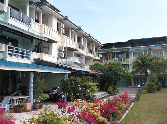 Balcons et jardin