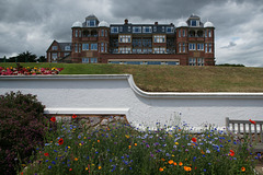 Flowers In Front Of The Victoria Hotel