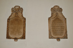 Beaumont Memorials, Chancel of St Nicholas Church, Castle Gate, Nottingham