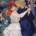 Detail of Dance at Bougival by Renoir in the Boston Museum of Fine Arts, January 2018