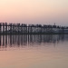 U Bein bridge at sunset