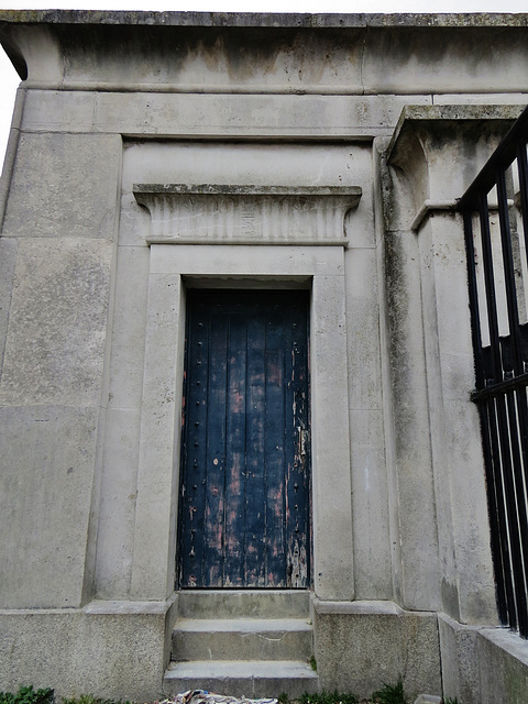 abney park cemetery gates, stoke newington, london. by bonomi 1840