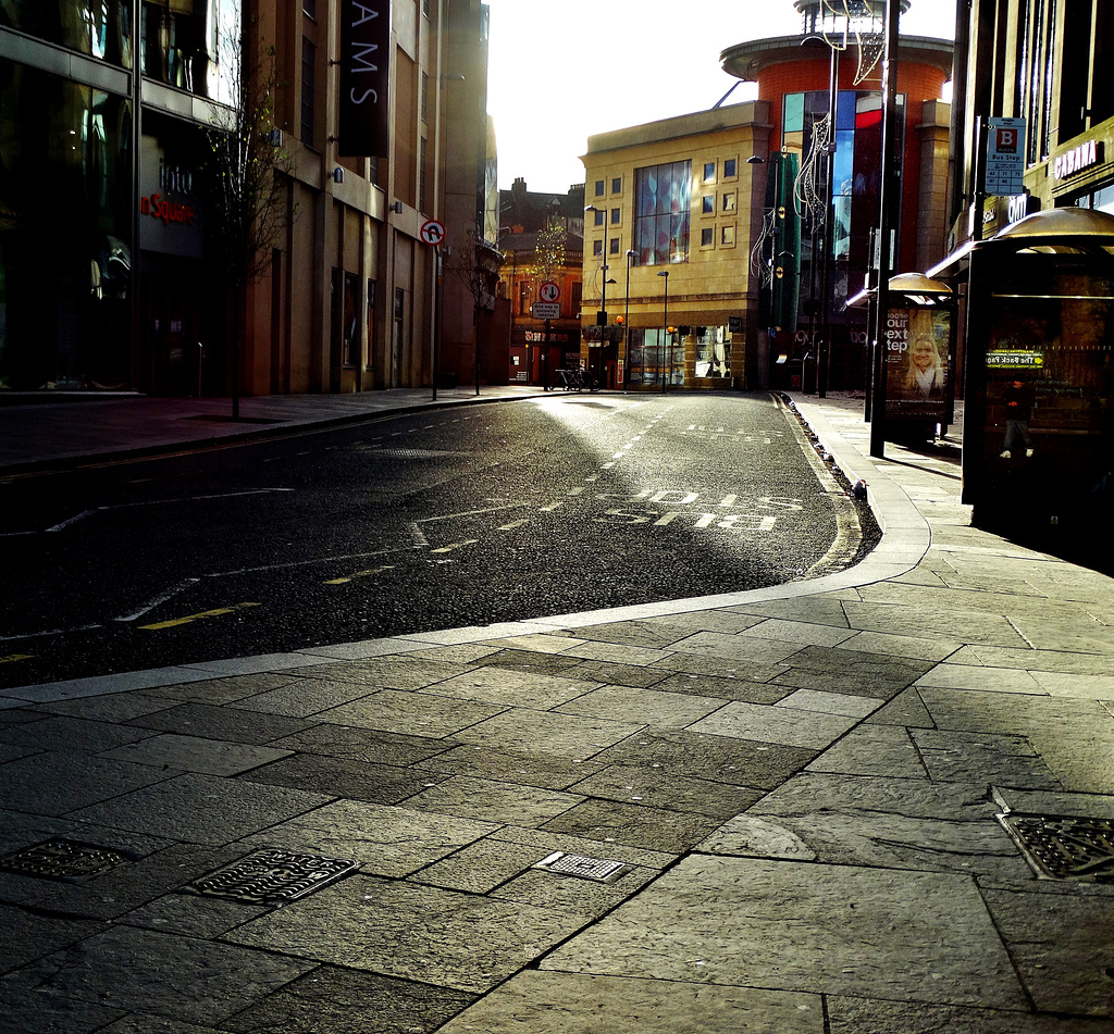 Newcastle City Centre. Christmas Day