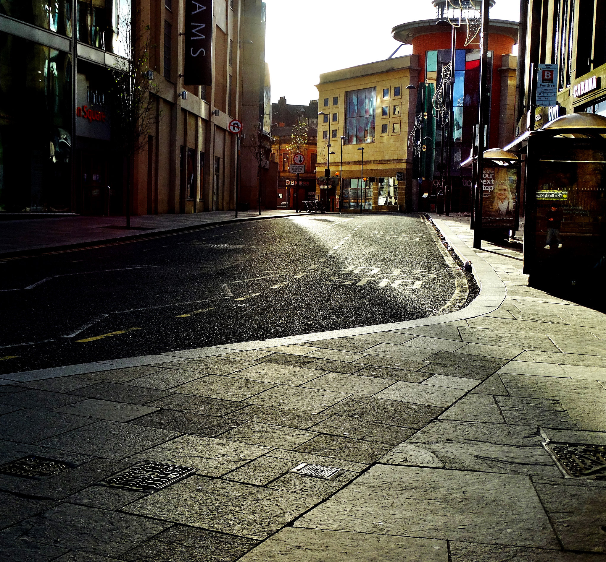 Newcastle City Centre. Christmas Day