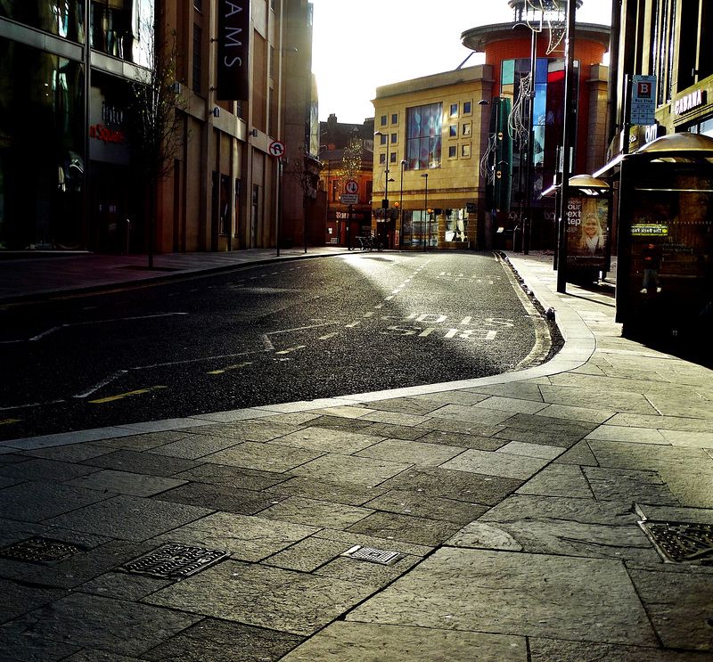 Newcastle City Centre. Christmas Day
