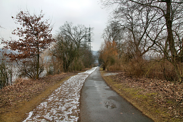 Radweg am Hensgteysee (Hagen) / 3.03.2018