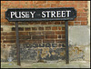 Pusey Street street sign
