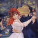 Detail of Dance at Bougival by Renoir in the Boston Museum of Fine Arts, January 2018