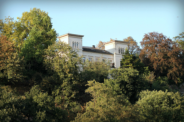 Blick auf die Villa Vogelsang (Essen-Burgaltendorf) / 25.09.2016