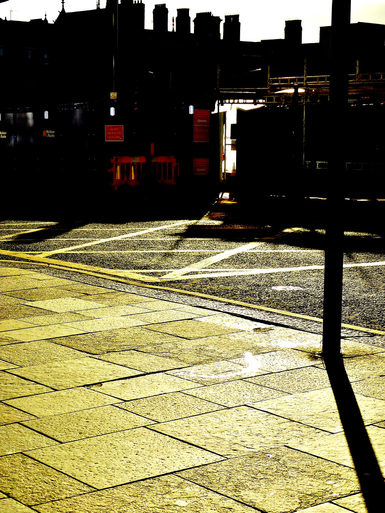 Street Scene. Christmas Day