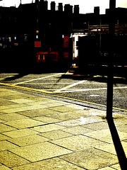 Street Scene. Christmas Day