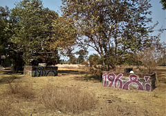 Zone 1968 en zone bombardée........ (Laos)