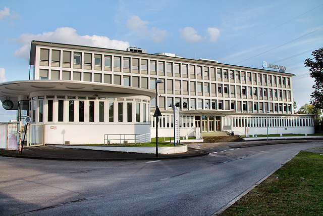 Ehem. Verwaltungsgebäude von Thyssen Draht (Gelsenkirchen-Schalke) / 30.09.2023