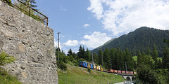 Albula-Linie bei Bergün GR / Weltkulturobjekt