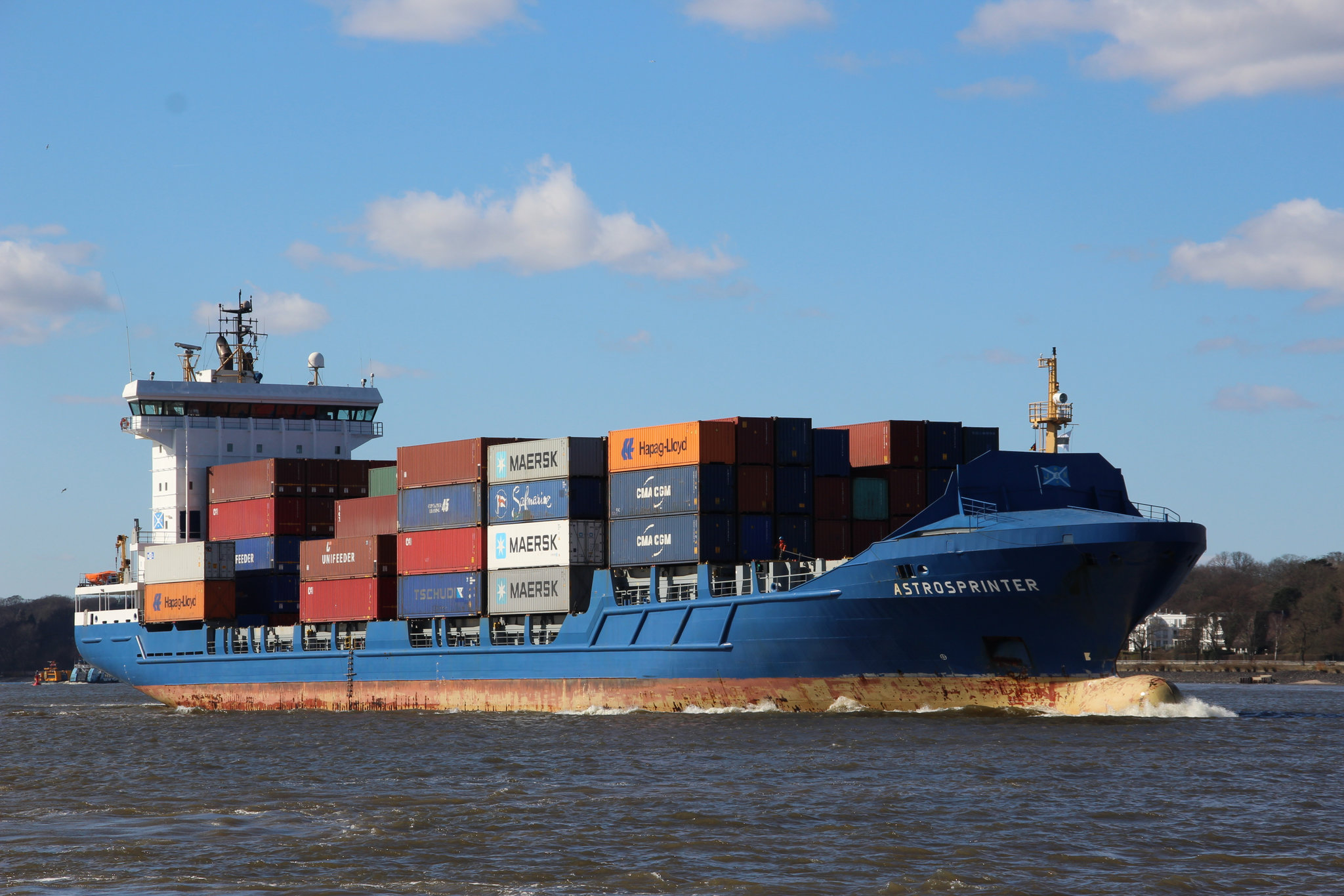 Feeder-Containerschiff Astrosprinter