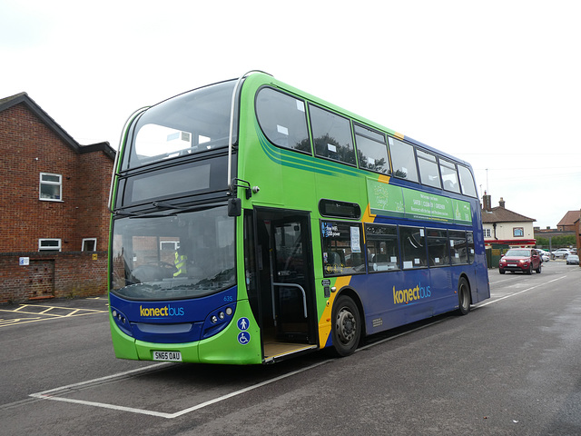 Konectbus 635 (SN65 OAU) in East Dereham - 28 Sep 2020 (P1070842)