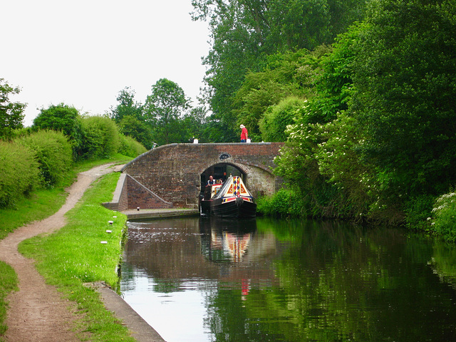 Wightwick Mill Bridge on the Staffordshire and Worcestershire Canal