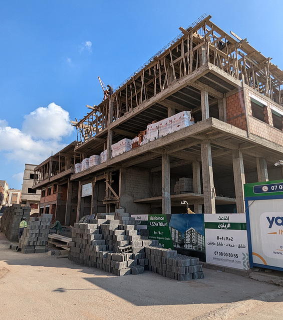 Résidence Azzaytoun en construction