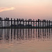 U Bein bridge at sunset