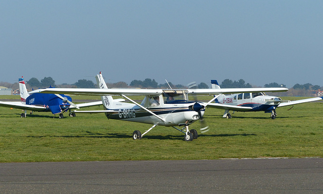 G-BHHG at Solent Airport - 23 February 2019