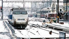 A050000 Lausanne TGV neige