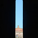 Italy, Chapel of San Galgano through the Embrasure Window of the Abbey of San Galgano