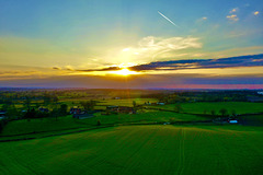 Sunset over Shropshire