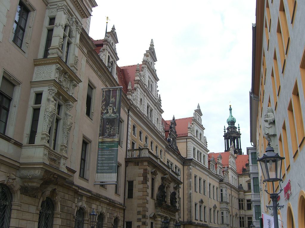 Blick in die Schlossgasse zu Dresden