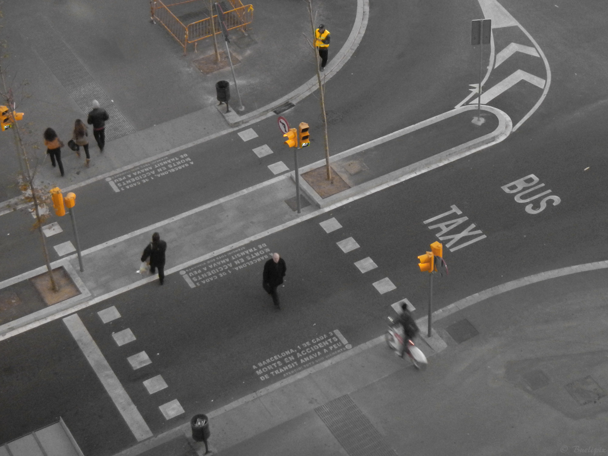 Gran Via de les Corts Catalanes des de dalt (© Buelipix)