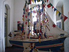 Sail boat for the festivities of Saint John the Baptist.