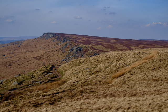 Stanage Edge View to High Neb