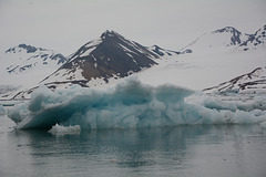 Svalbard, Hornsund-fjord, Floating Ice Floe