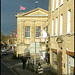 flag and weathervane