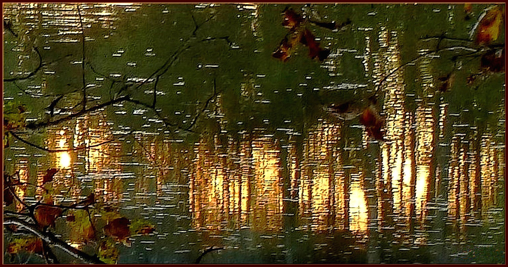 D'or et de jade, le rideau du soir...