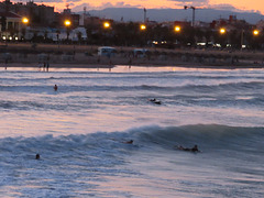 Valencia: playa de las arenas.